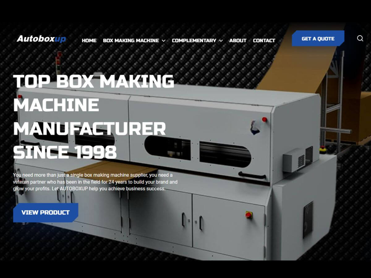Box Making Machine - Autoboxup